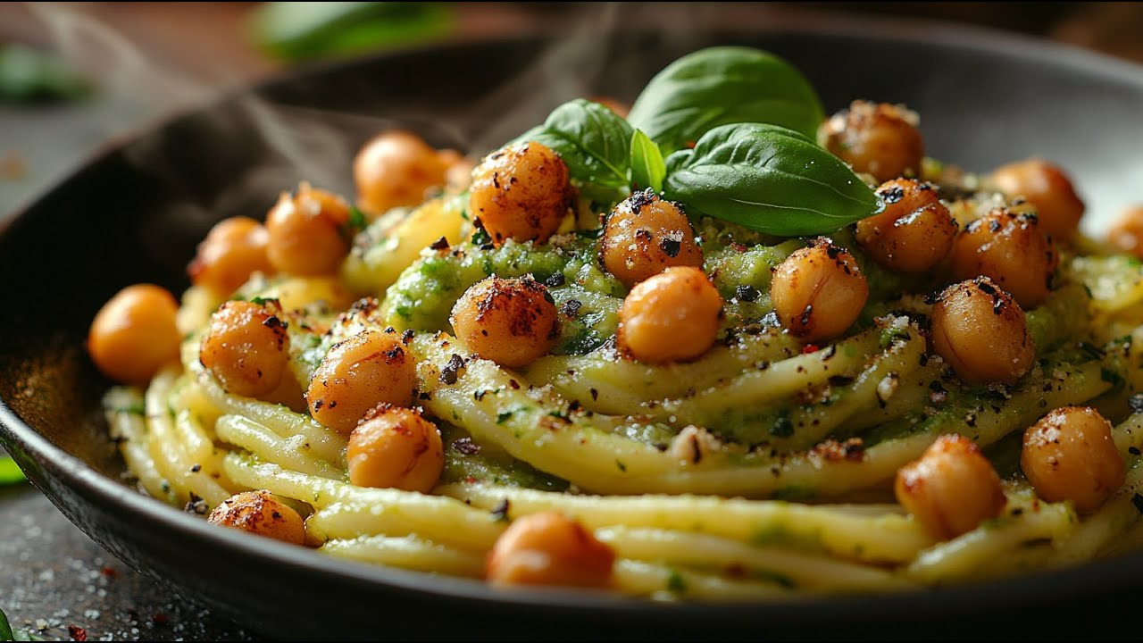 🥑 Кремовая паста из авокадо с хрустящим нутом — просто, быстро и очень вкусно