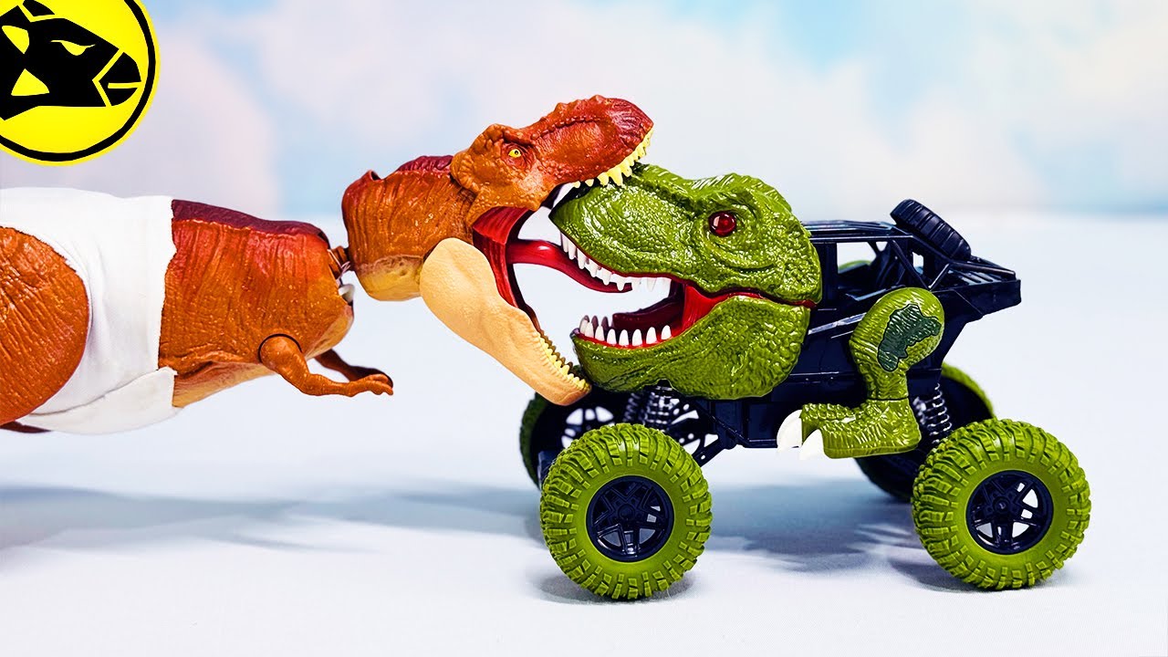 Baby Trex Eats Dino Truck