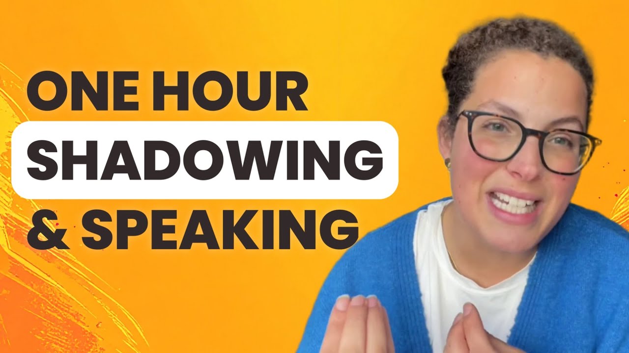 Improve English By Shadowing Practice | Daily Sentences for Fluency & Confidence