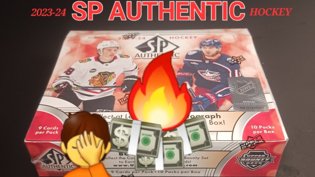 2023-24 SP AUTHENTIC HOCKEY 🏒  SINGLE BOX BREAK 💥 CHASING CONNOR BEDARD FUTURE WATCH AUTO RC 💰