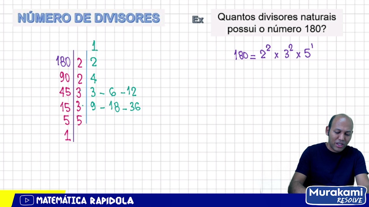 Como encontrar o número de divisores de um número? #03