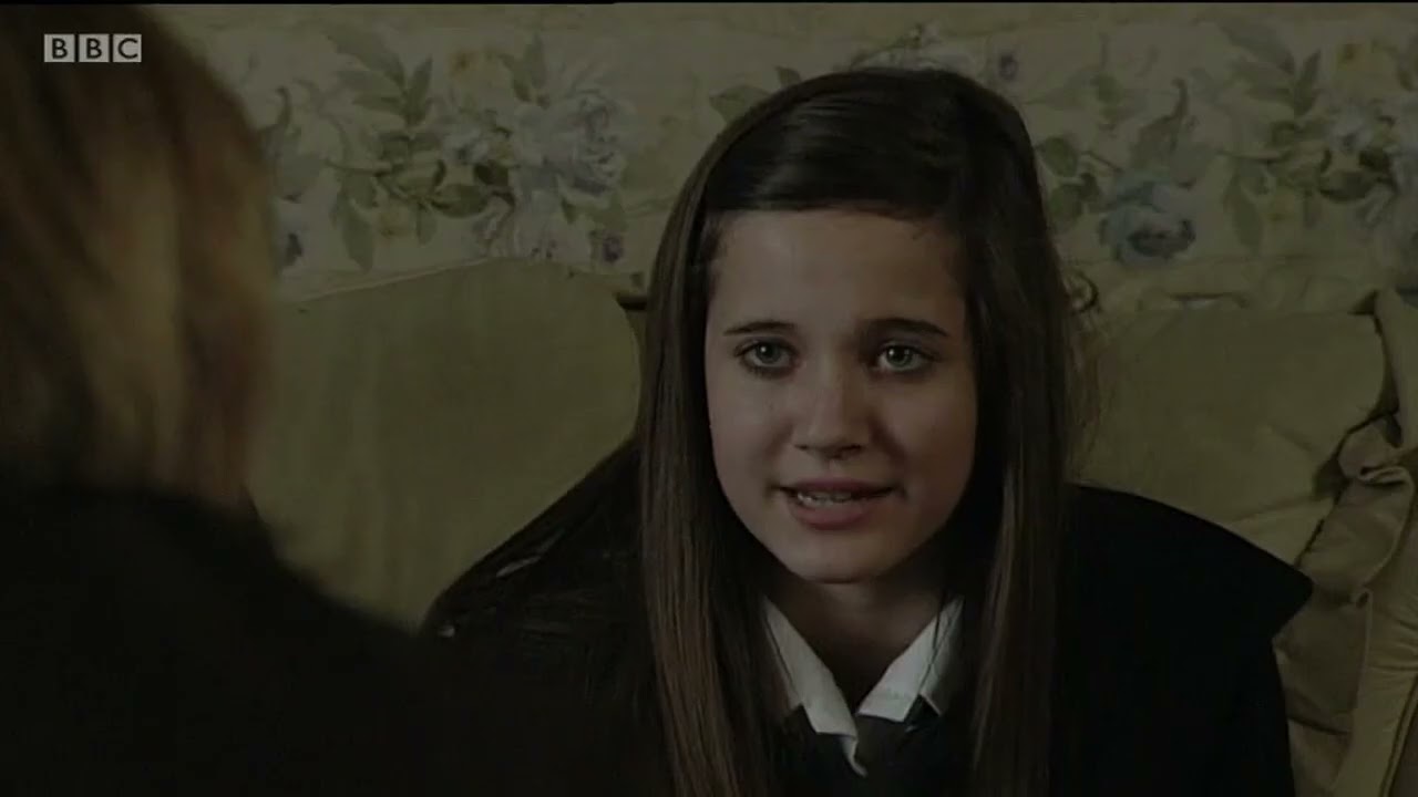 Lauren gives a statement to the police (Eastenders 2008)