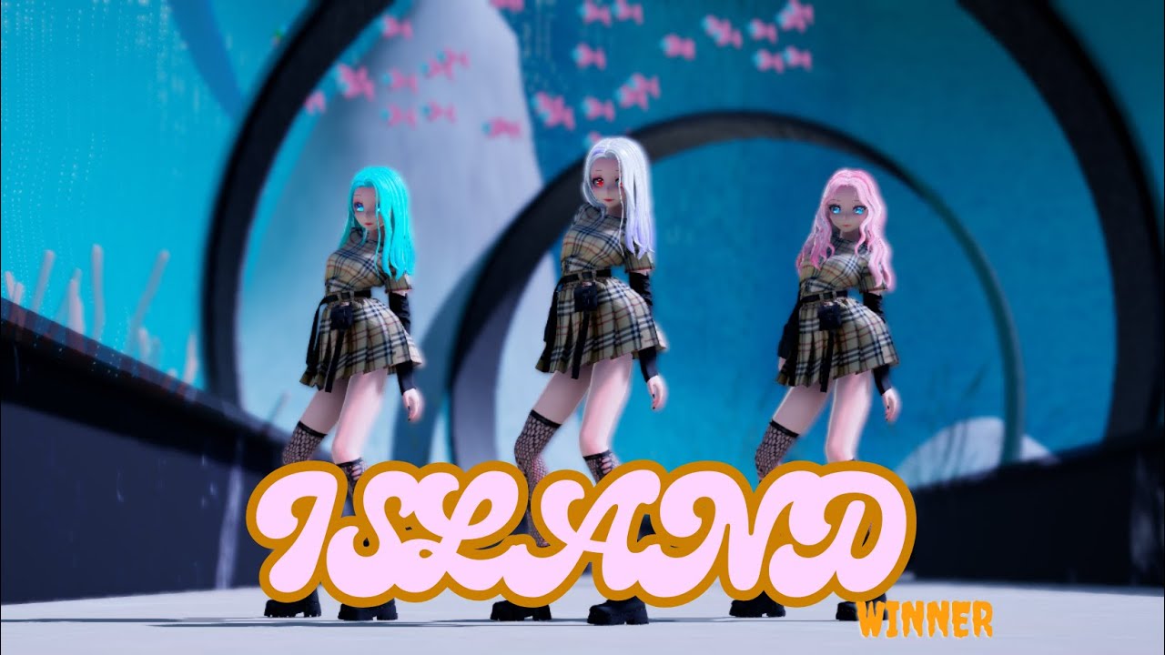 [MMD] Haku.Miku.Luka - WINNER / ISLAND