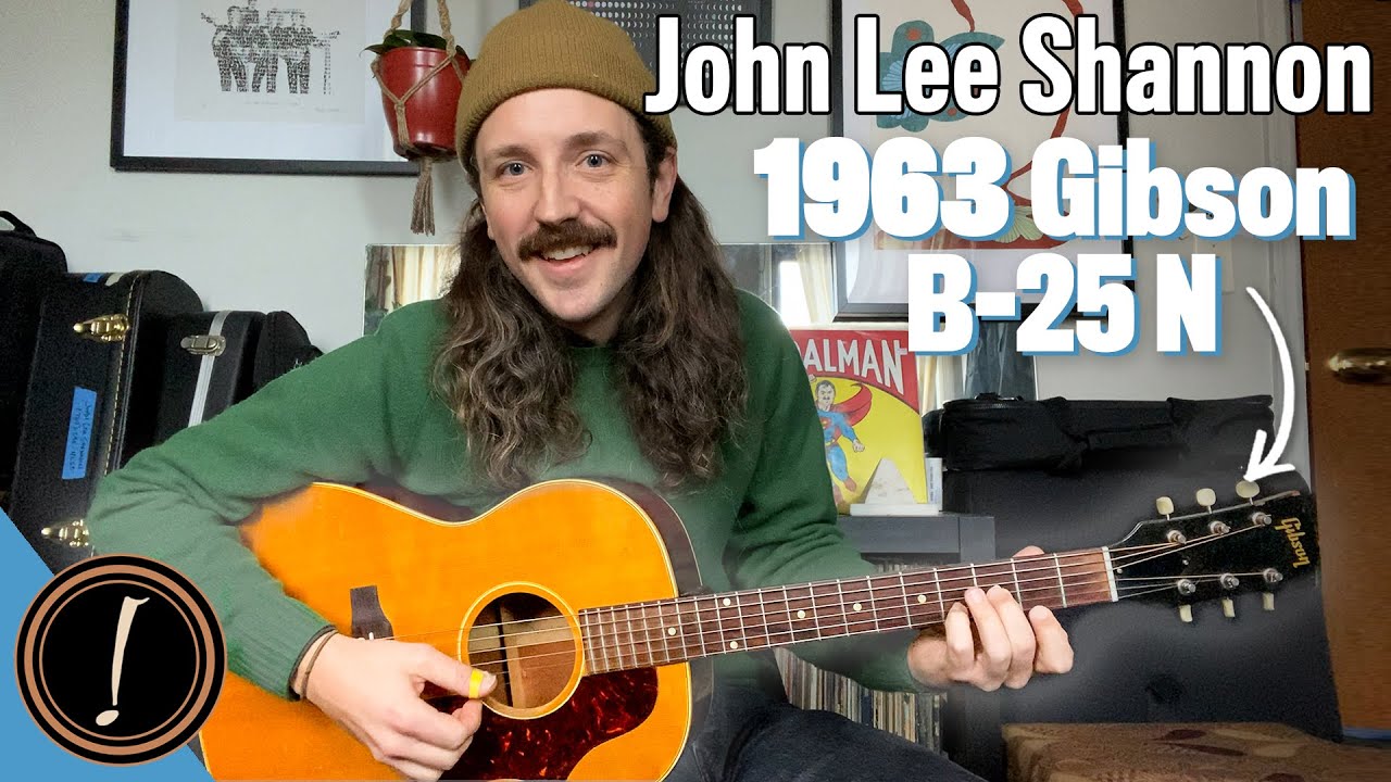 John Lee Shannon Plays A 1963 Gibson B-25 N | Let's Hear It