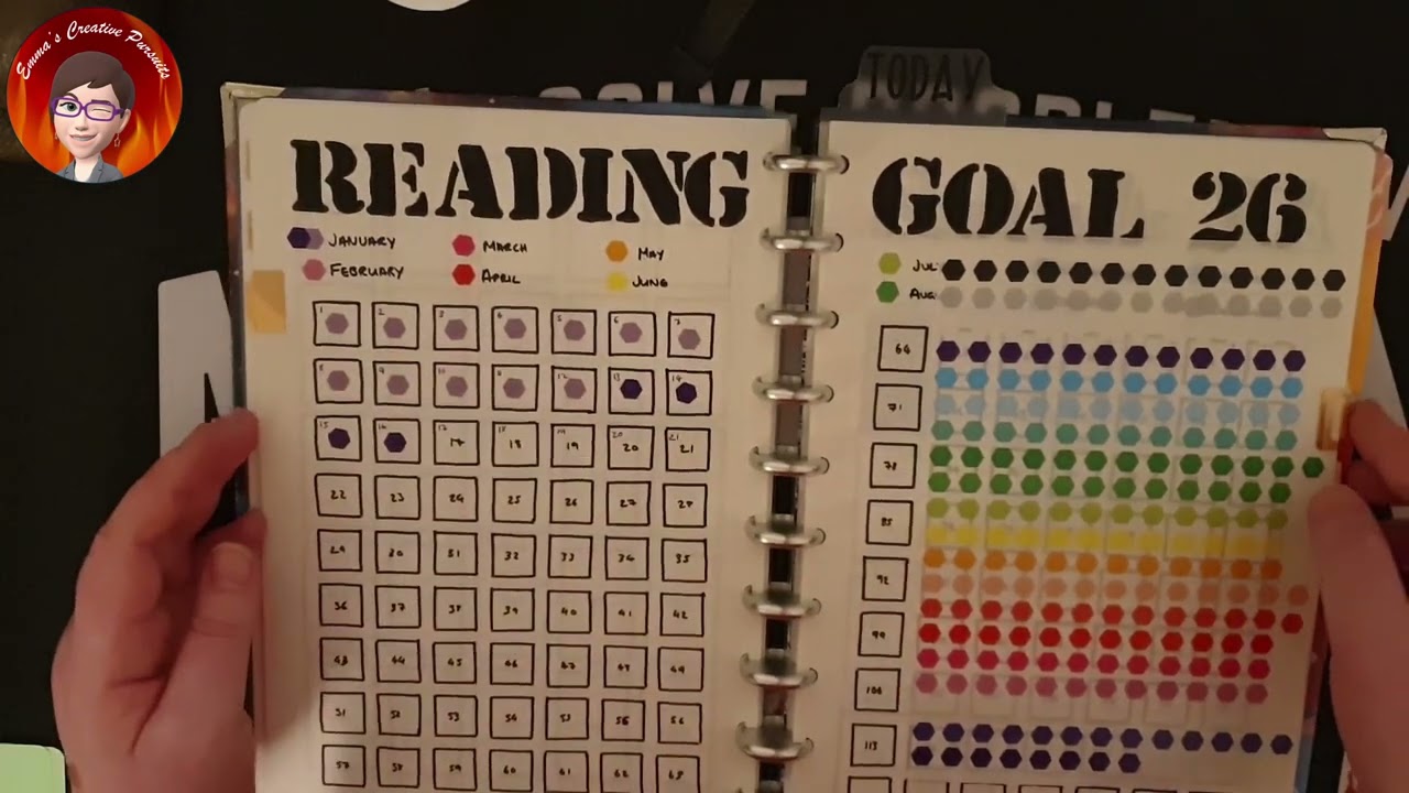 My 2026 Reading Journal Flip Through