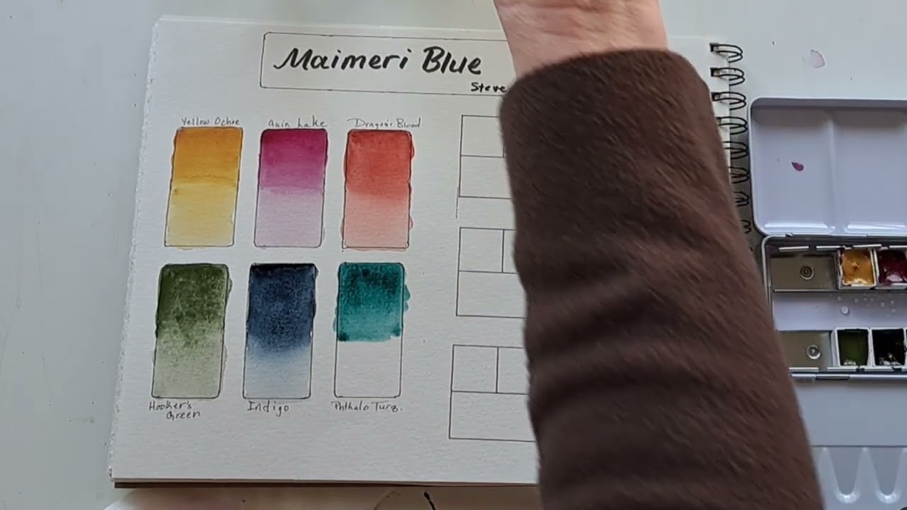 Swatching Out MaimeriBlu's Steve Mitchell Artist Set