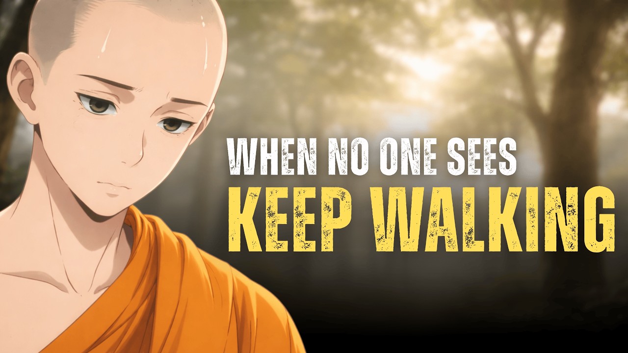 The Silent Walk at Dawn | A Buddhist Story About Discipline and Inner Peace