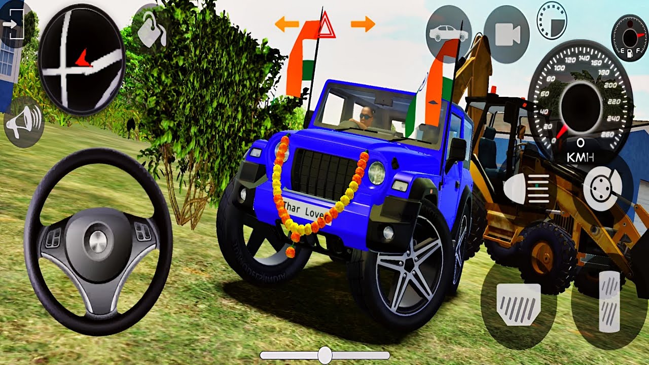 Modified Mahindra Thar Car Games: Indian Cars (Gadi Wala Game) - Car Game Android Gameplay 2025