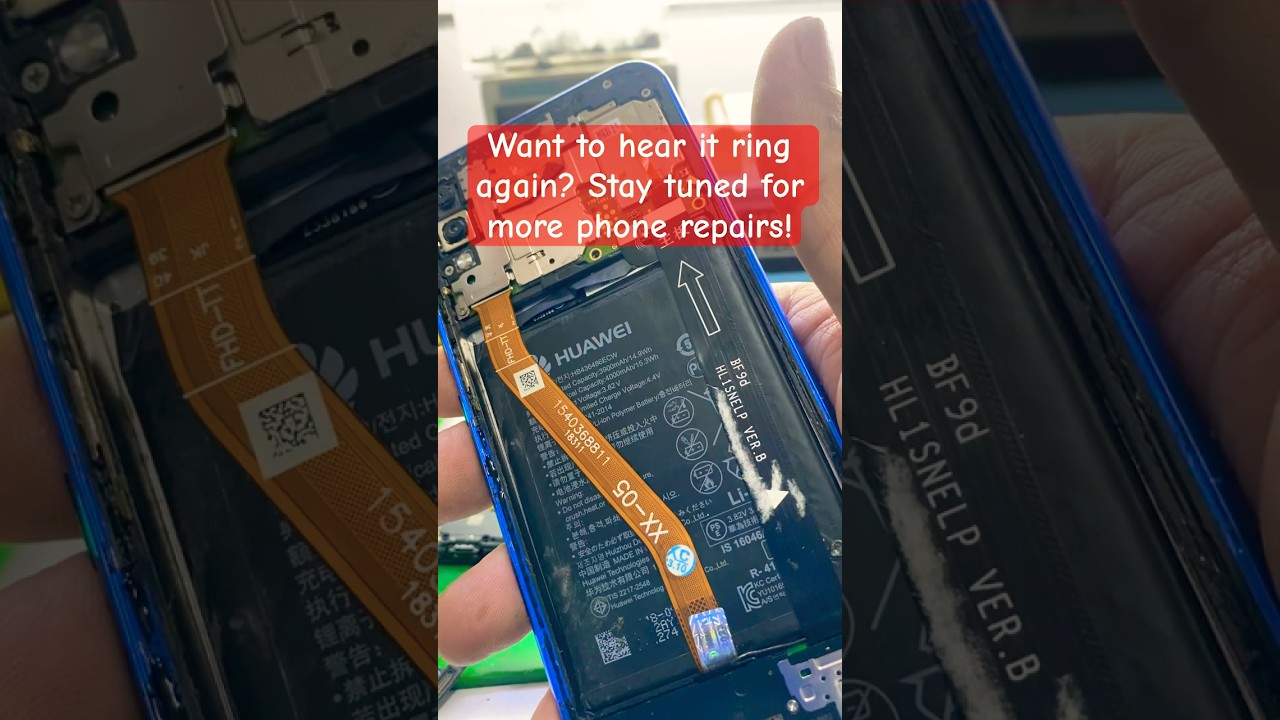 Fixing Huawei Nova 3 📱🔧&hellip; and it rings! 📞🎶 #mobile #smartphone #huawei #ringtone #reels