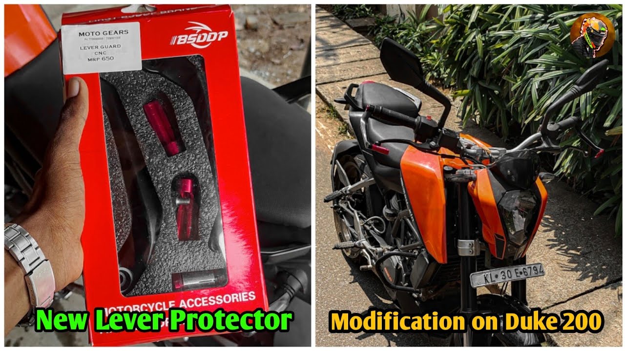 Lever Protector Installing on Duke 200 Bs3 Malayalam | BSDDP Lever Guard on Duke 200 | Auxin