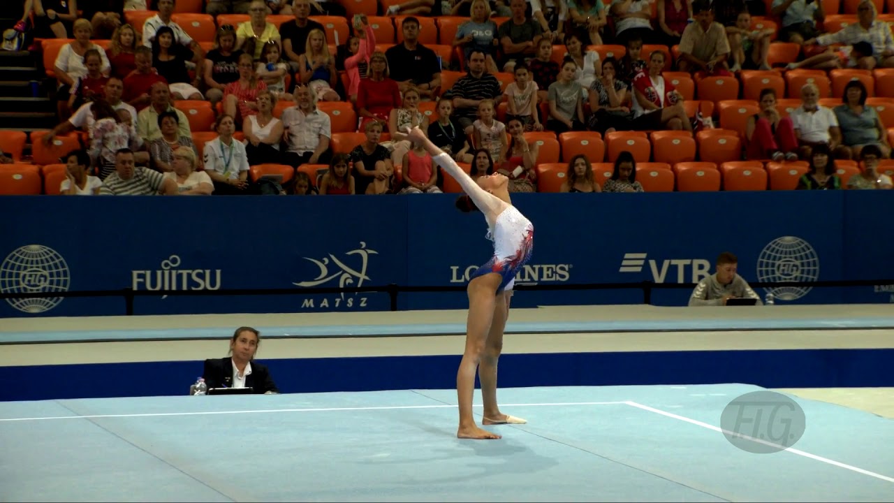 BOURA Tais (FRA) - 2019 Artistic Junior Worlds, Gyor (HUN) - Qualifications Floor Exercise