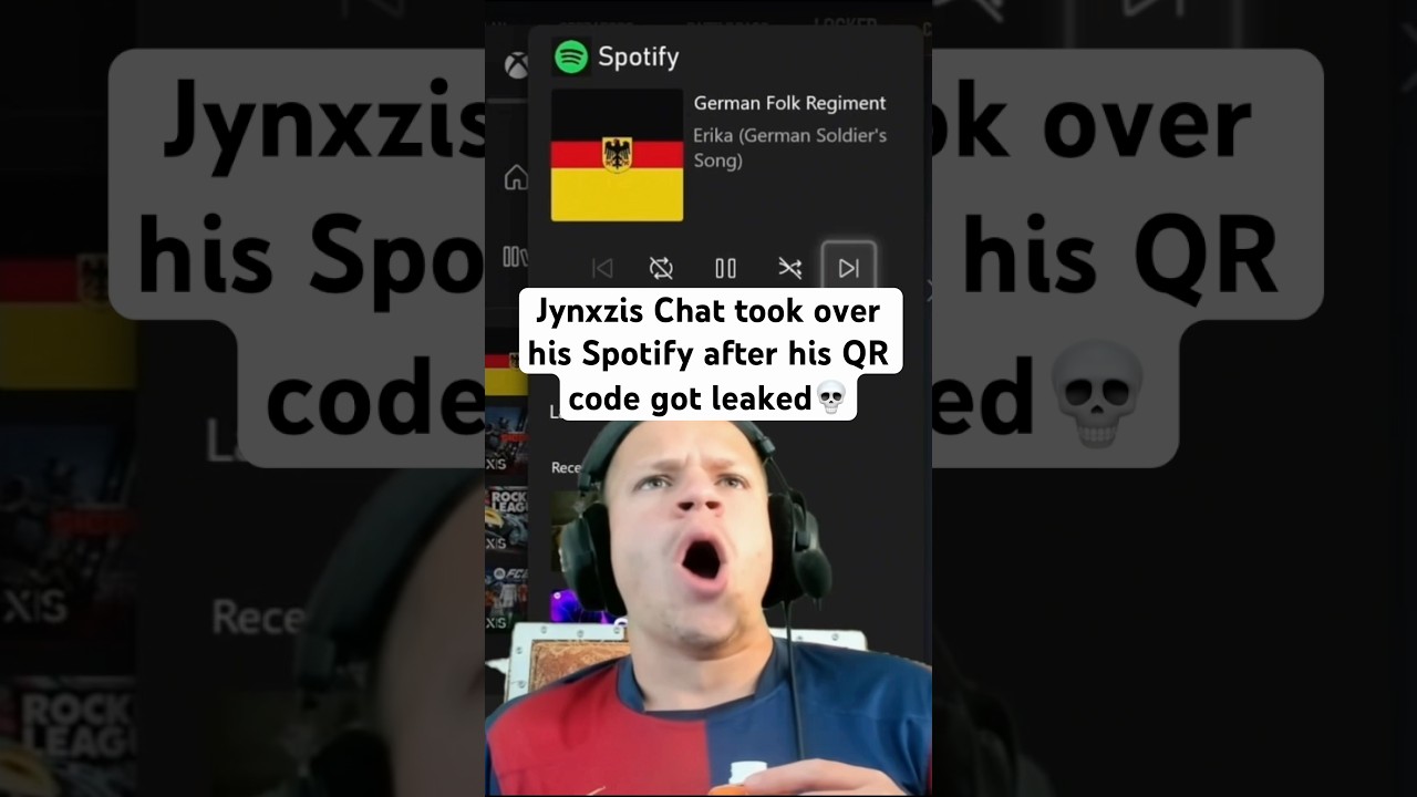 Jynxzis Chat took over his Spotify Jam 💀☠️ #jynxzi #spotify #jam #chat #trolling #music #songs