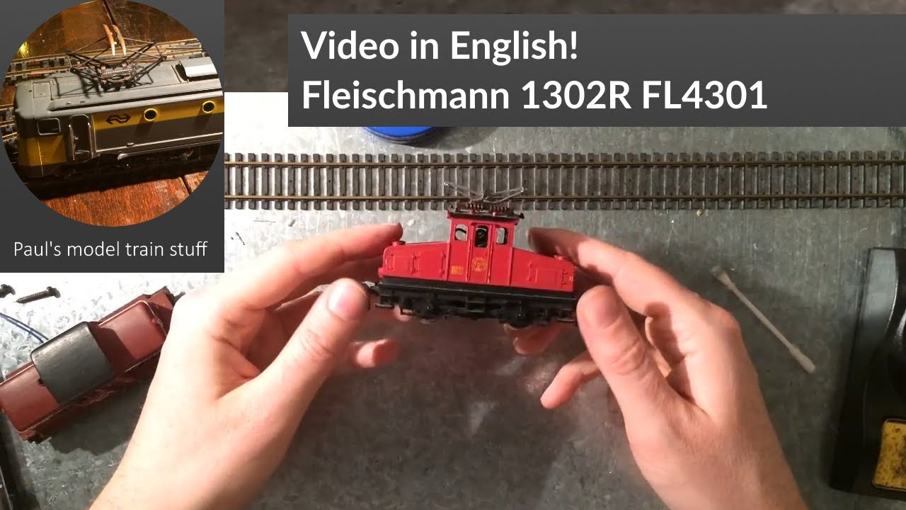 Repairing a Fleischmann 1302R FL4301 (Video in English)