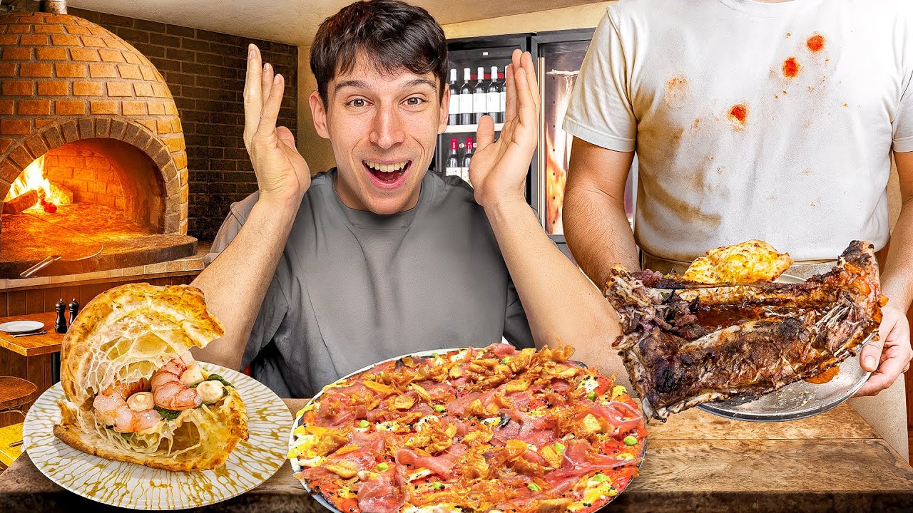 MANGIO per la PRIMA VOLTA la PIZZA ROMANA, pizzeria FOLLE!