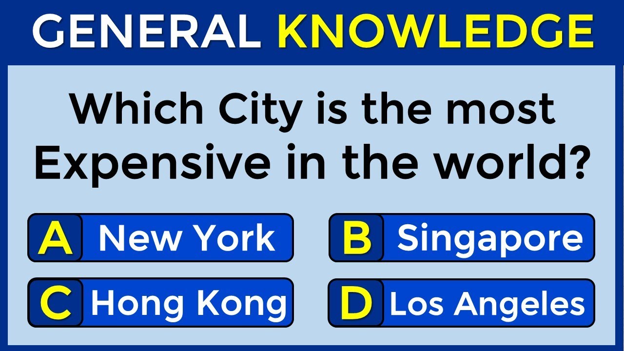 How Good Is Your General Knowledge? Take This 35-Question Quiz To Find Out! #challenge 199