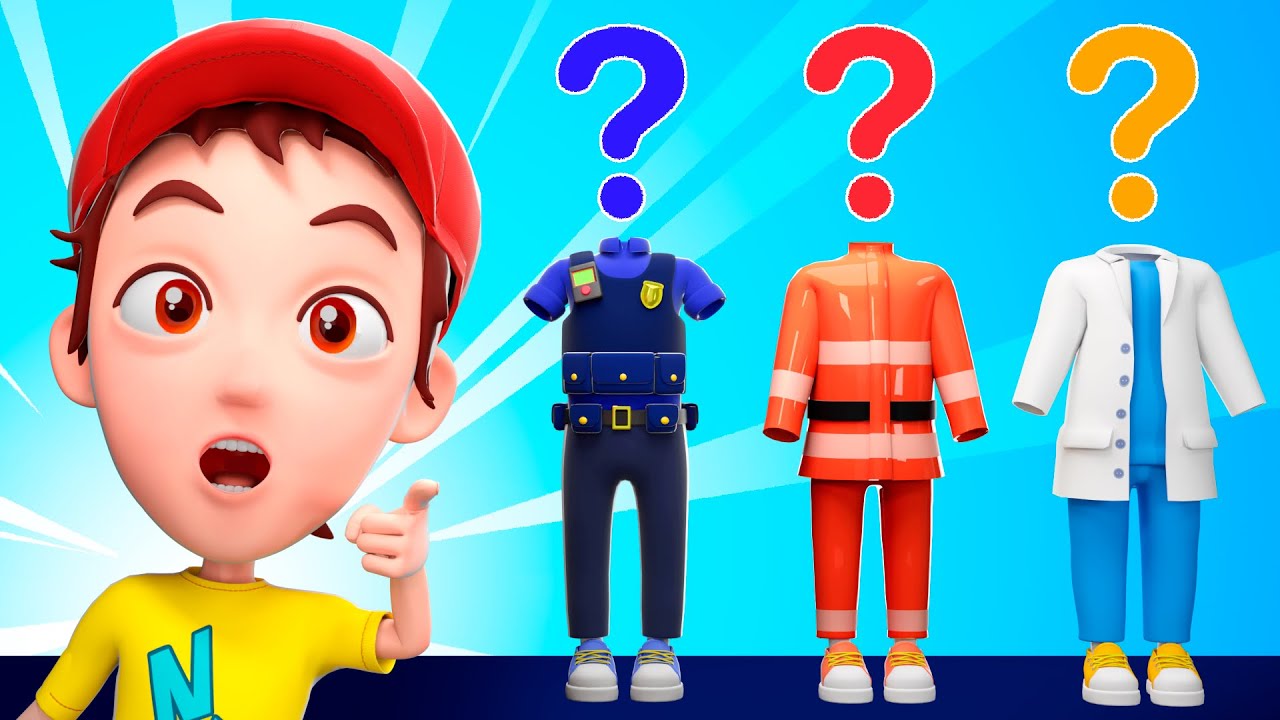 Where Is My Police Officer Uniform? 👮| Kids Song by Nomad Kids
