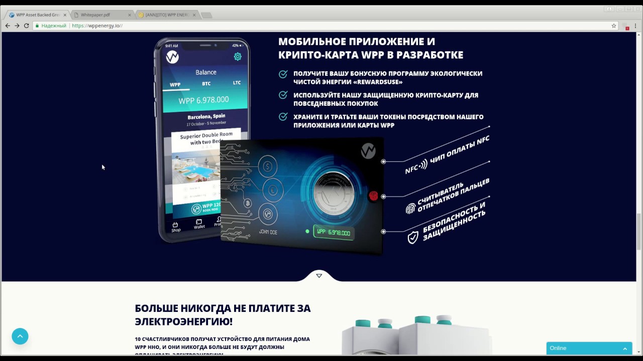 WPP energy - обзор проекта.