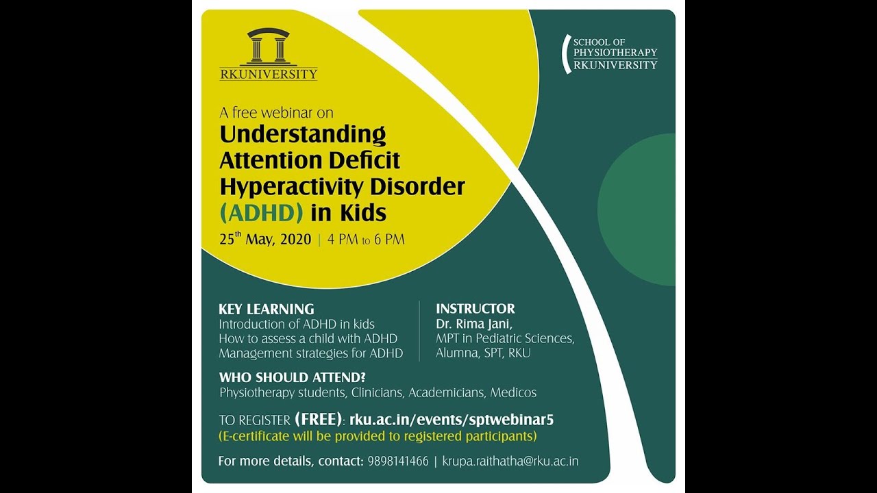 Understanding ADHD in Kids | Webinar by Dr. Rima Jani