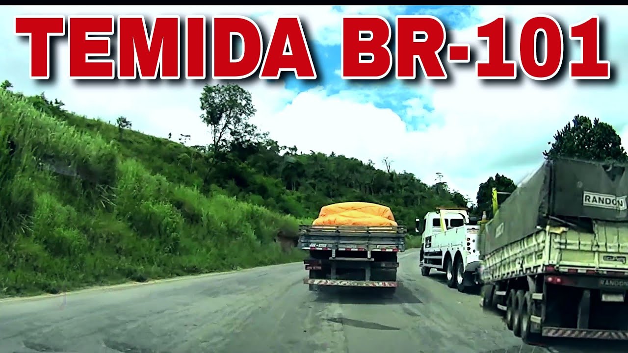 Perigoso trecho da BR-101 no sul da Bahia / direção defesa em rodovias