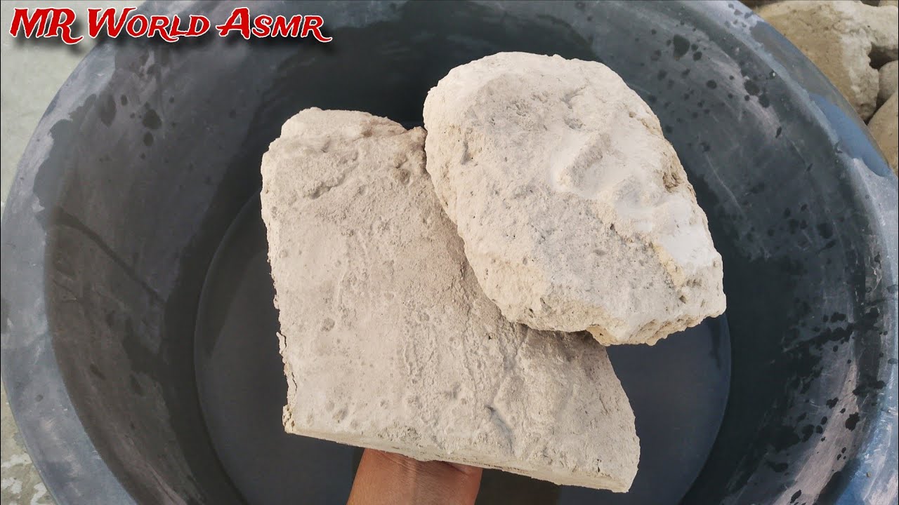 Mud dry floor slabs and water crumbling video🔥