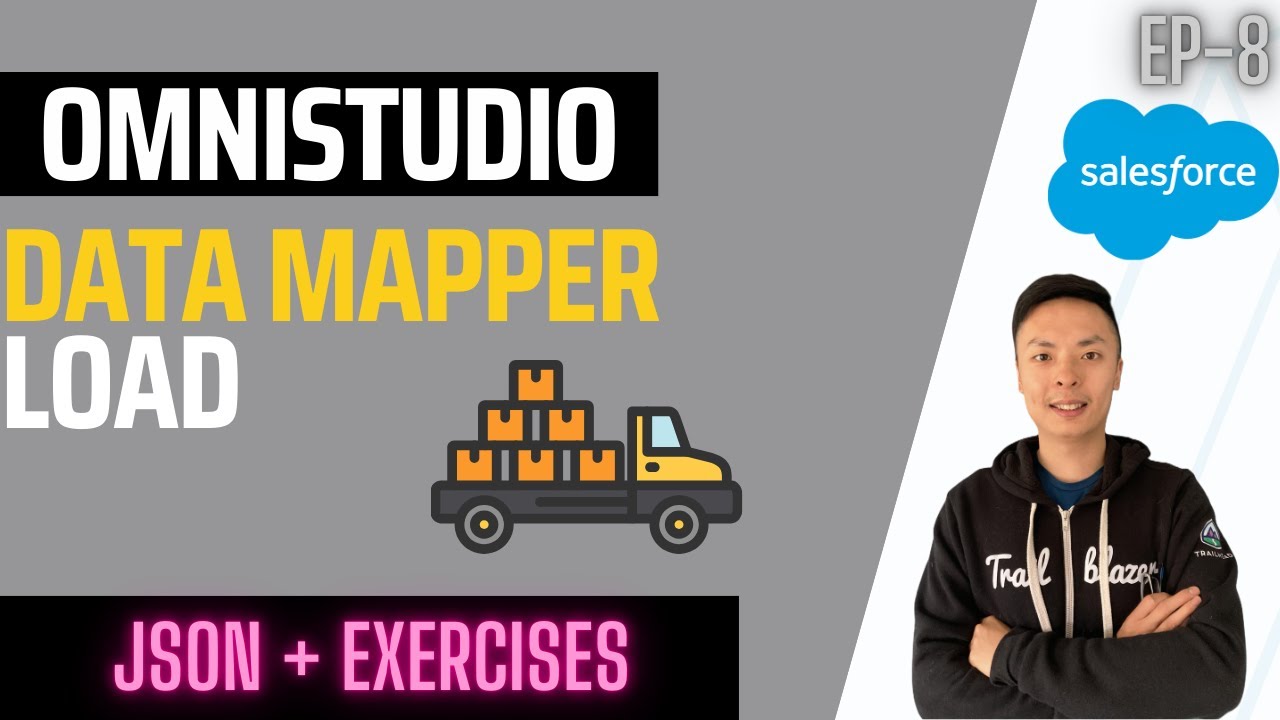 Salesforce OmniStudio DataMapper (DataRaptor) Load - Deep Dive, JSON and Hands on Exercises | EP8