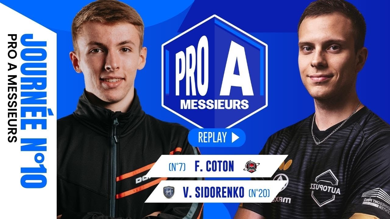 Flavien Coton vs Vladimir Sidorenko | Bruille CTT vs Hennebont GV | PRO A GV
