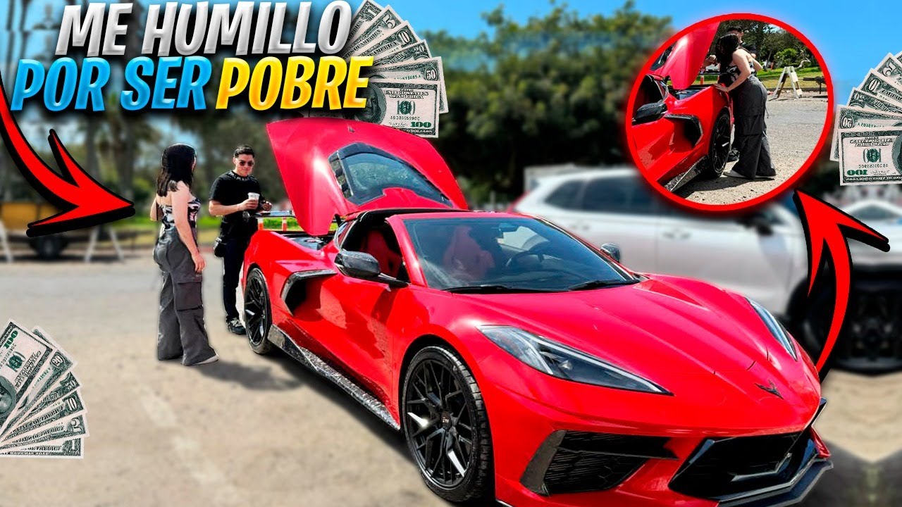 CHICA ME RECHAZA HASTA QUE VE MI CORVETTE Y CREE QUE SOY MILLONARIO! *CHICA INTERESADA*(gold digger)