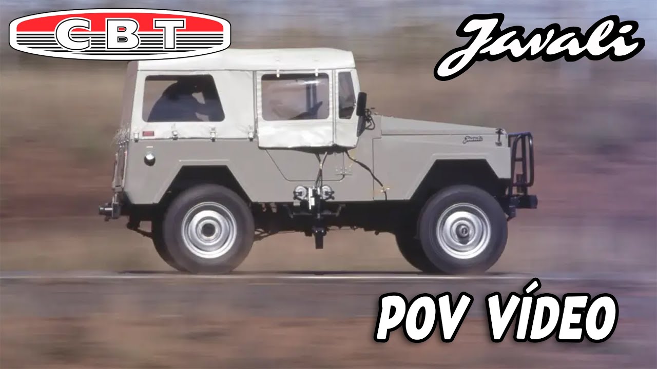 CBT JAVALI UM JIPE DERIVADO DE UM TRATOR BRASILEIRO - POV VIDEO