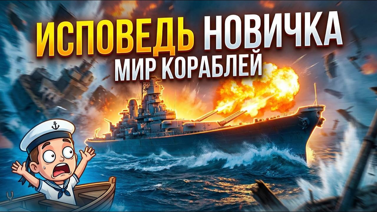 Исповедь новичка в МИРЕ КОРАБЛЕЙ в 2026! World Of Warships глазами новичка!