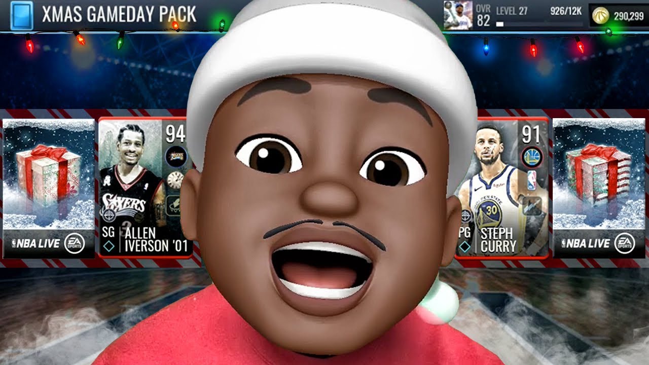 MEMOJI QJB's CHRISTMAS PACK OPENING & ELITE PRESENTS! NBA Live Mobile 19 Season 3 Ep. 32