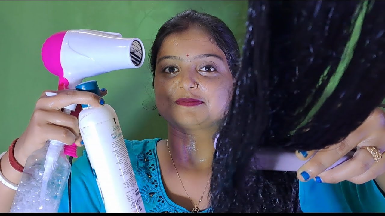 Haircut and hair Spa Roleplay for sleep ASMR Relaxing
