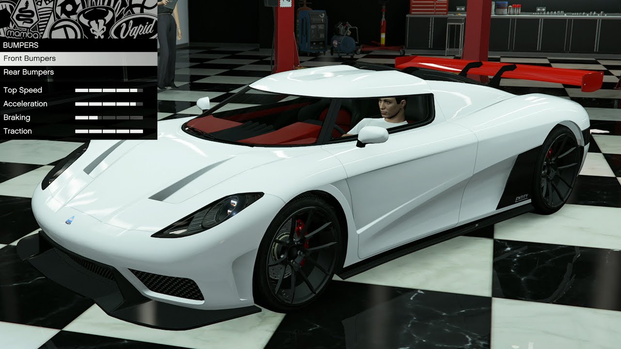 GTA 5 - Кастомизация транспорта из прошлых DLC - Overflod Entity XXR (Koenigsegg Agera RS)