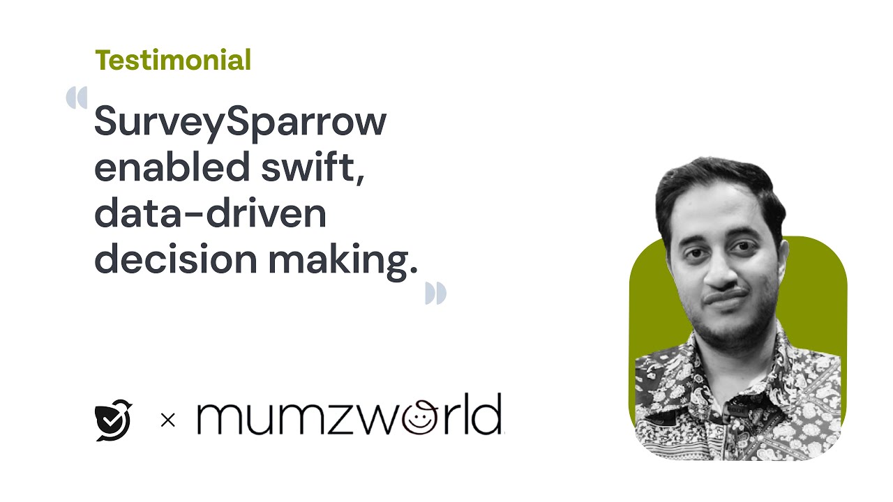 How Mumzworld transformed feedback process with SurveySparrow