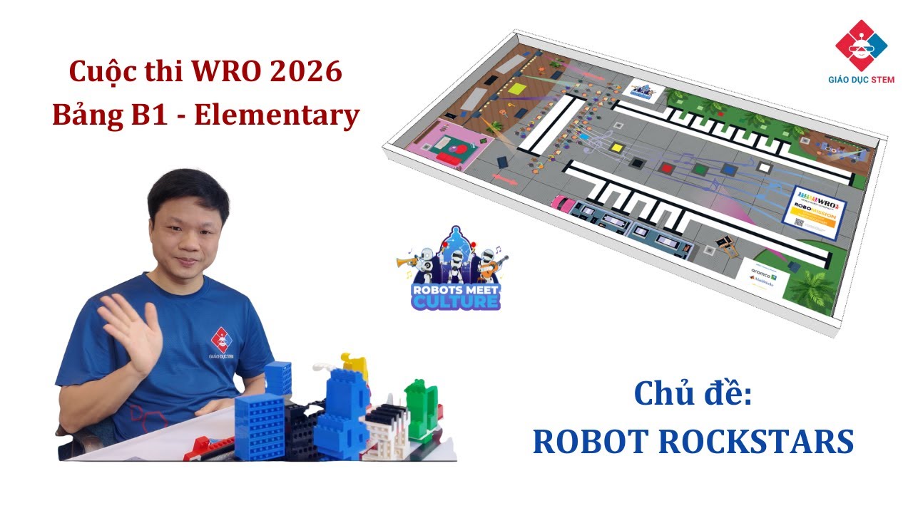 WRO 2026: Nhiệm vụ bảng B1 - Elementary