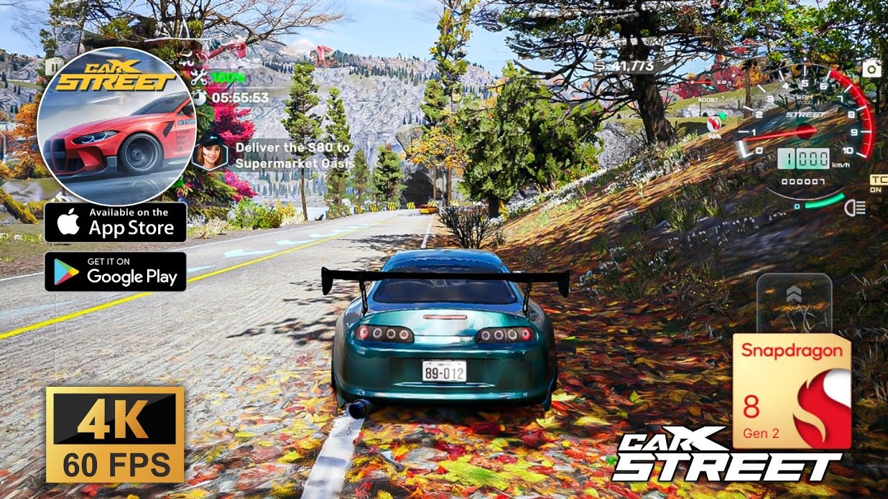 Carx Street mobile 4k 60 FPS max graphics gameplay on iQOO Neo 9 pro | snapdragon 8 gen 2