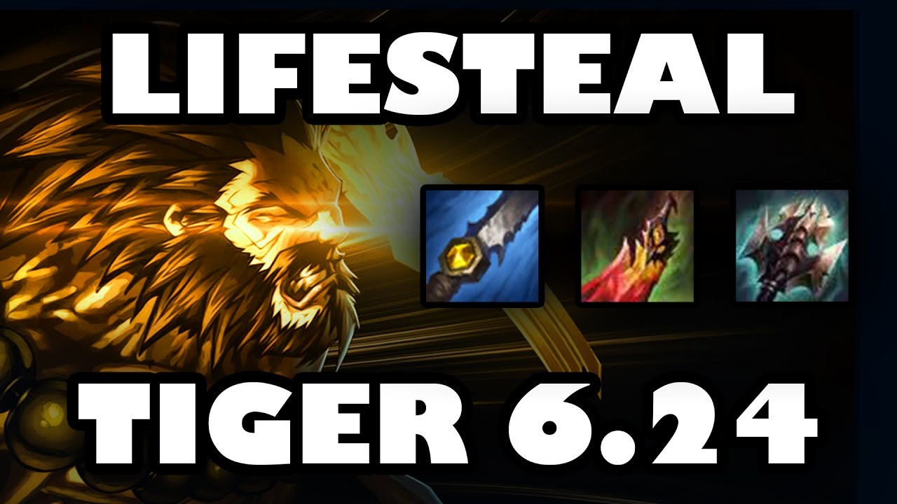 Lifesteal DPS | Bloodrazor Tiger Udyr Jungle Guide [6.24]
