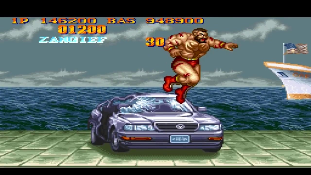Street Fighter II Turbo Hyper Fighting (SNES) - Zangief