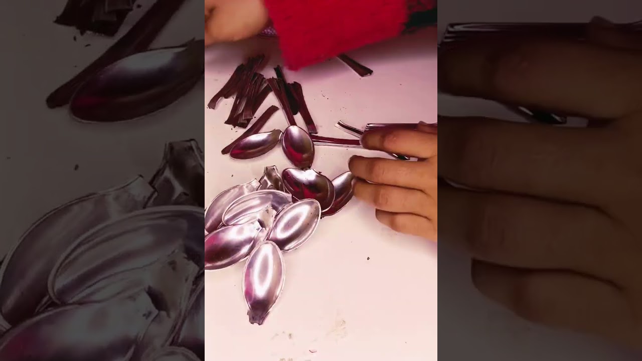 How to make spoon candle lamp at home . Step by step tutorial 