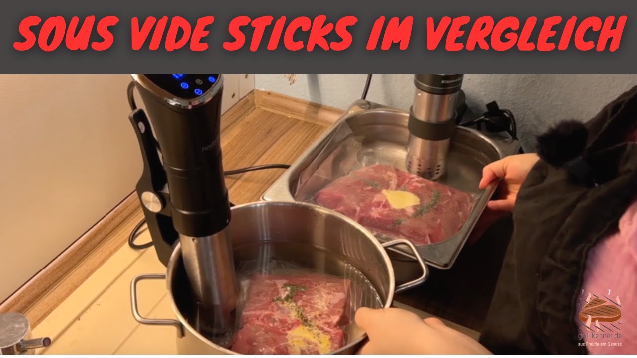 Sous Vide Stick Vergleich: KitchenBoss vs. Heidenfeld - SOUS VIDE STEAK