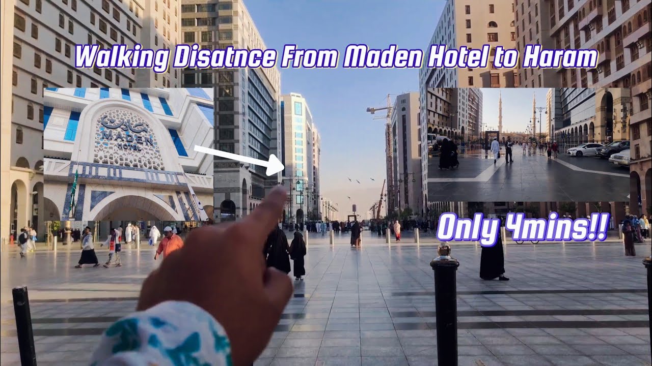 Walking Distance From Maden Hotel To Haram/Masjid Al Nabwi Full | Orre Vlogs