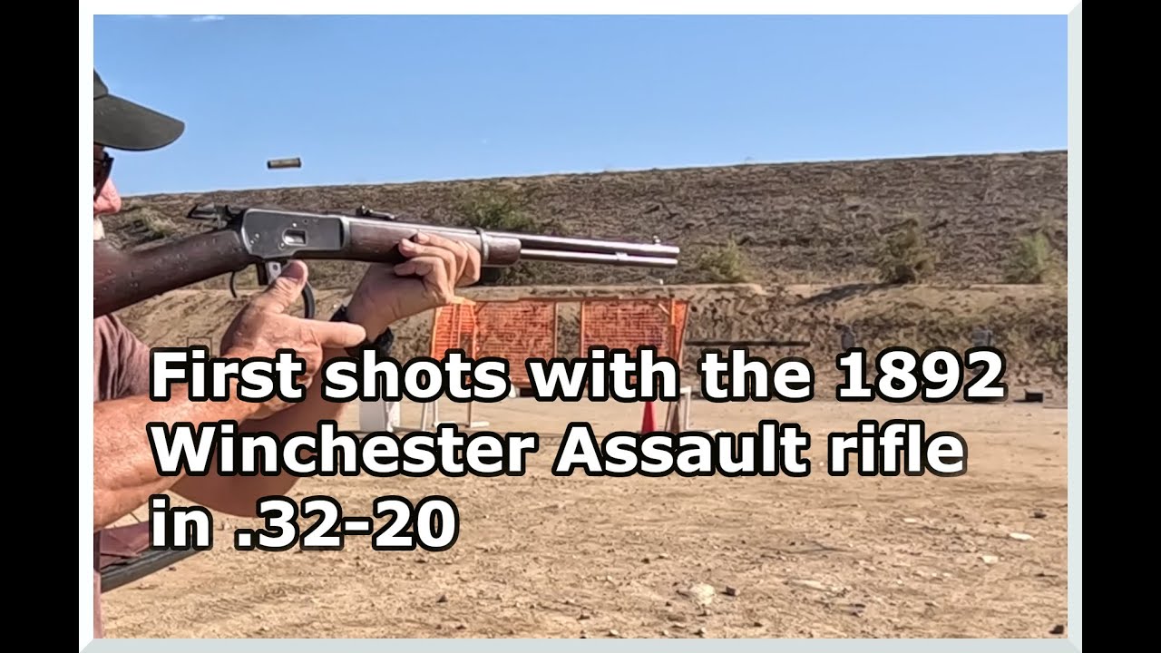 The first shots with the 1892 Winchester Assault rifle in .32-20