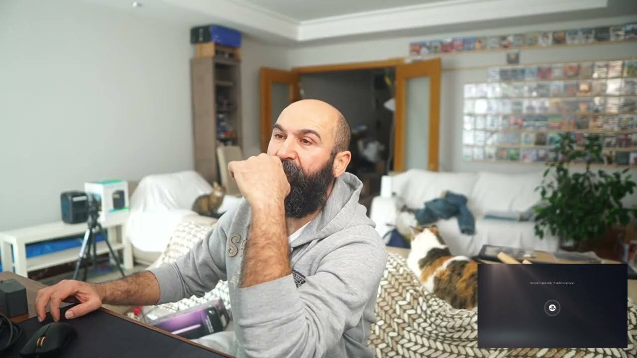Ev İşlerine Devam PS4 PS5 Oyun Koleksiyon Rafı [Canlı🔴Esnaf Tatil]