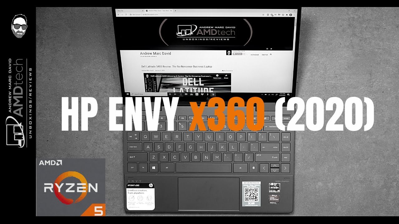HP Envy x360 with Ryzen 5 4500U: Unboxing & First Look