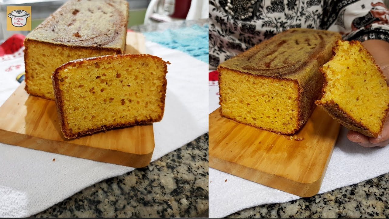 Bolo de Fuba Maravilhoso - Com um Segredo no Final ! - Cozinha da Rosária 
