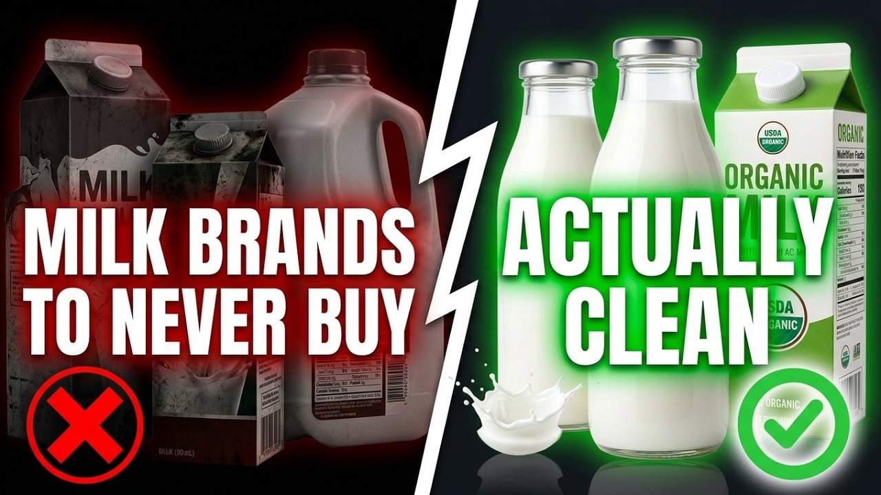10 Milk Brands To NEVER Buy And 3 That Are Actually Clean
