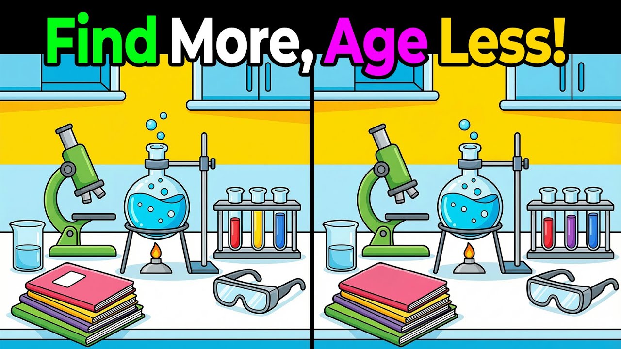✨Spot the Difference✨ Find 3 = Younger Brain🕵️‍♂️| BRAIN AGE TEST