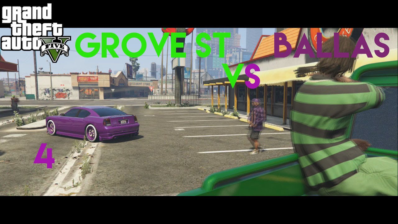 GTA 5 GROVE STREET VS BALLAS EP 4