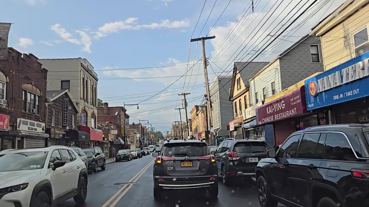 Driving Around College Point Queens in NYC