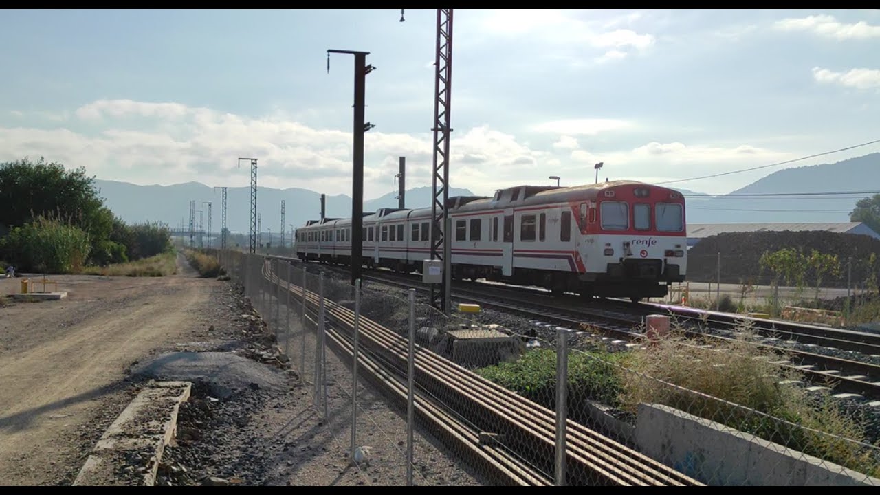 Trenes en Murcia #49# - Túnel de acceso a Estación Murcia del Carmen, en los Los Dolores el 14/10/21