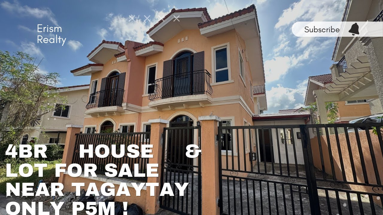 #62  4BR HOUSE & LOT FOR SALE  NEAR TAGAYTAY @ P5M